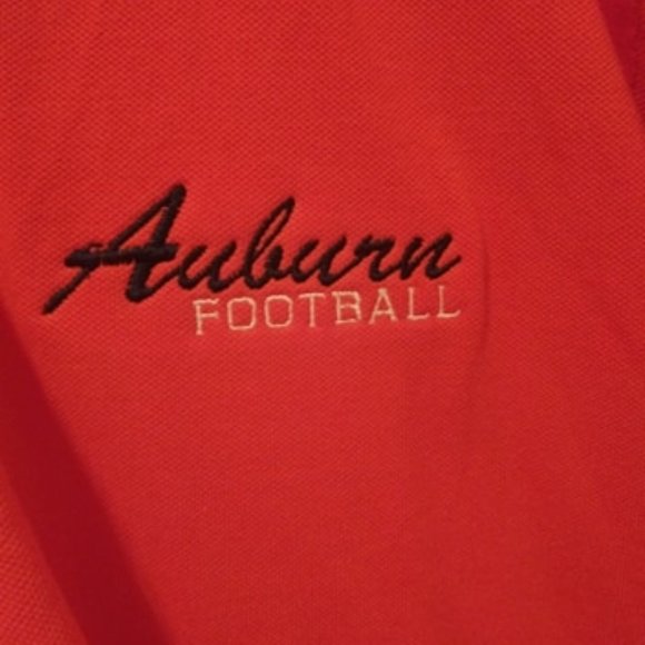 BAW Athletic Wear Orange Auburn Polo NWT XL - Picture 2 of 4